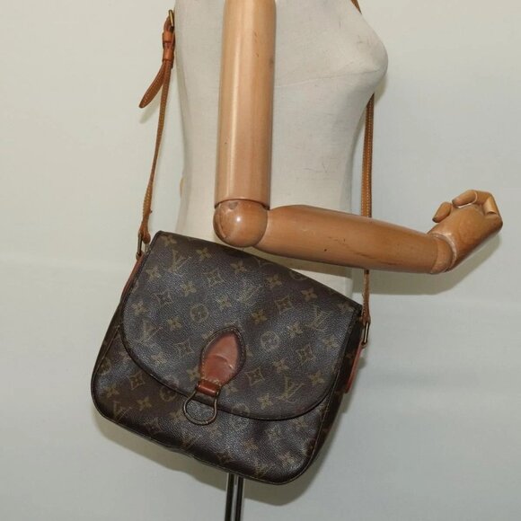 LOUIS VUITTON Monogram Saint Cloud GM Shoulder Bag M51242 LV Auth BA3492 - Picture 3 of 16
